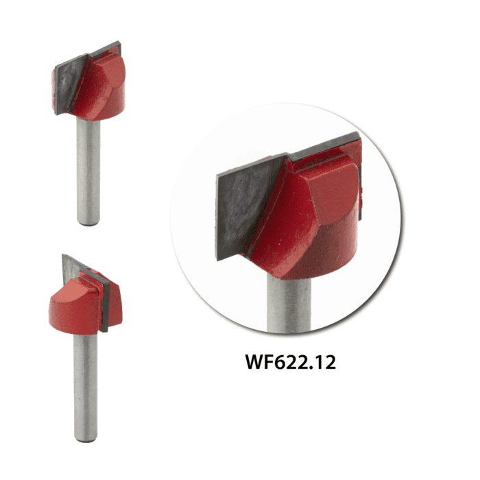 herramienta de corte de forma diametro 6mm corte 22mm ancho 12mm WF622.12